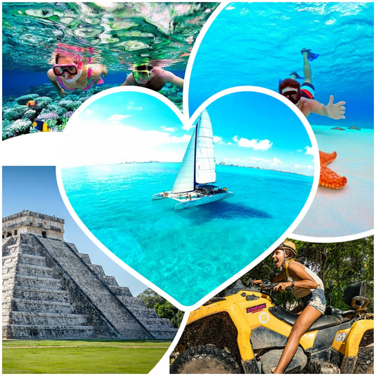 PAQUETE CHICHEN ITZÁ-COZUMEL CATAMARAN EL CIELO-QUADS