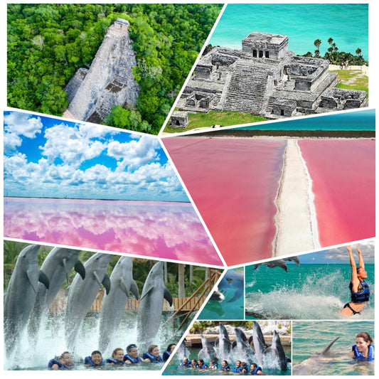 PAQUETE TULUM COBA 5-COLORADAS-DELFINES PRIMAX
