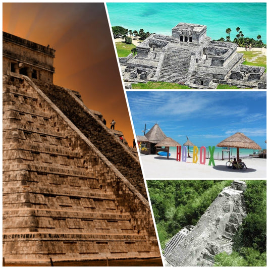 PAQUETE CHICHEN ITZÀ DELUXE- HOLBOX DELUXE-TULUMA COBA 5 × 1