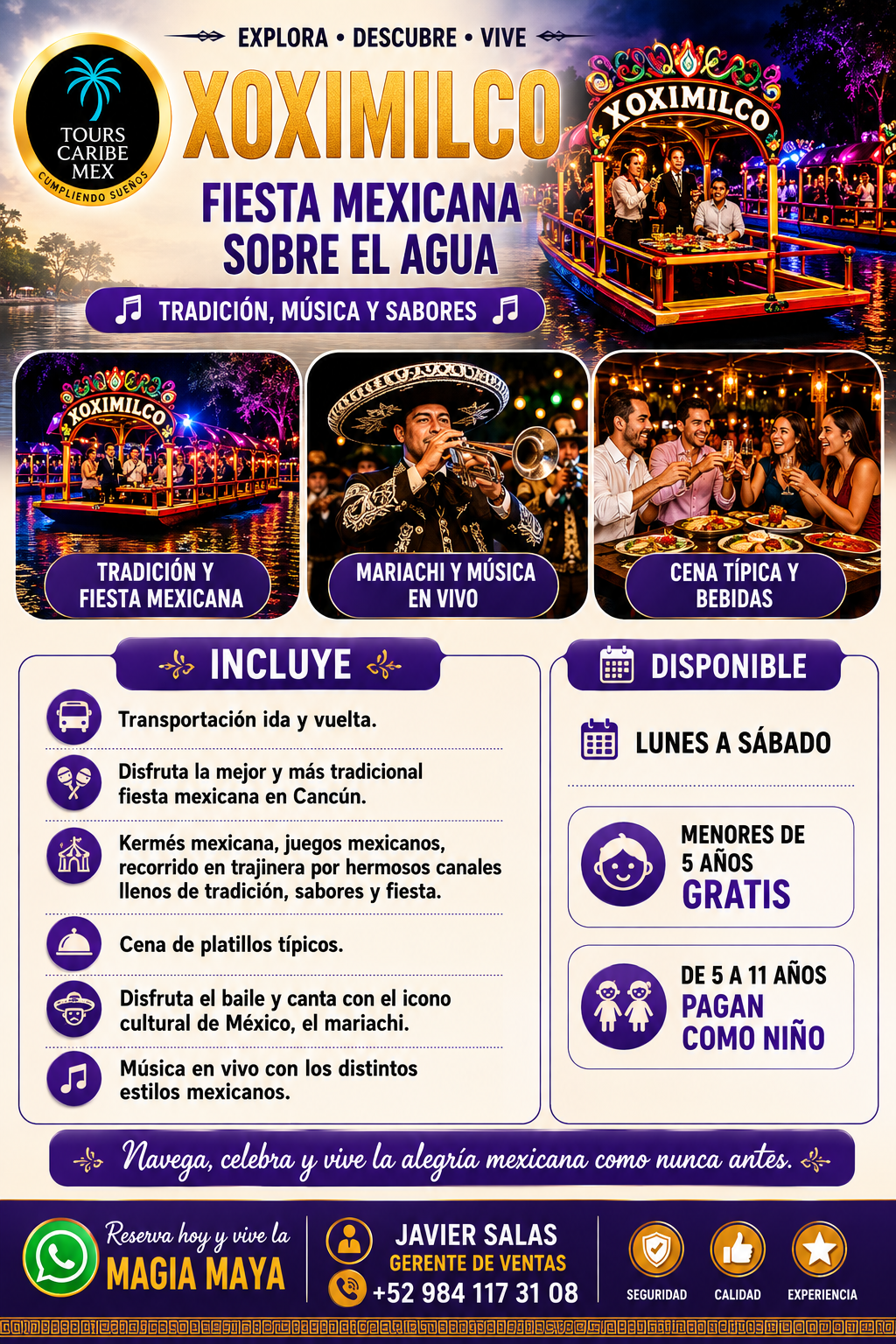 XOXIMILCO CON TRANSPORTACION DESDE PC/ PRECIO NACIONALES CON INE CONSULTAR