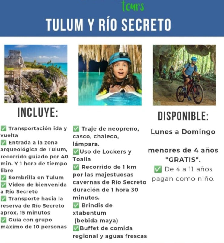 TULUM - RIO SECRETO